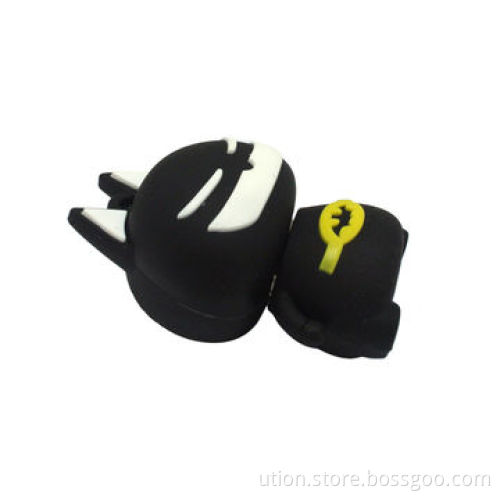 Memory Stick with 1 to 8GB Capacity and PVC Cartoon Design 2.0 Interfaces